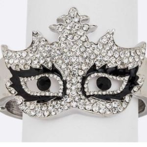 Rhinestone mask bracelet